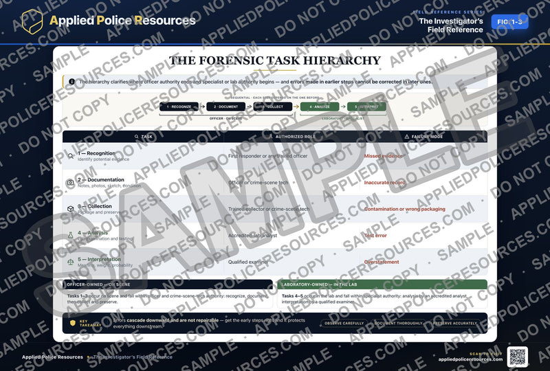 The Forensic Task Hierarchy