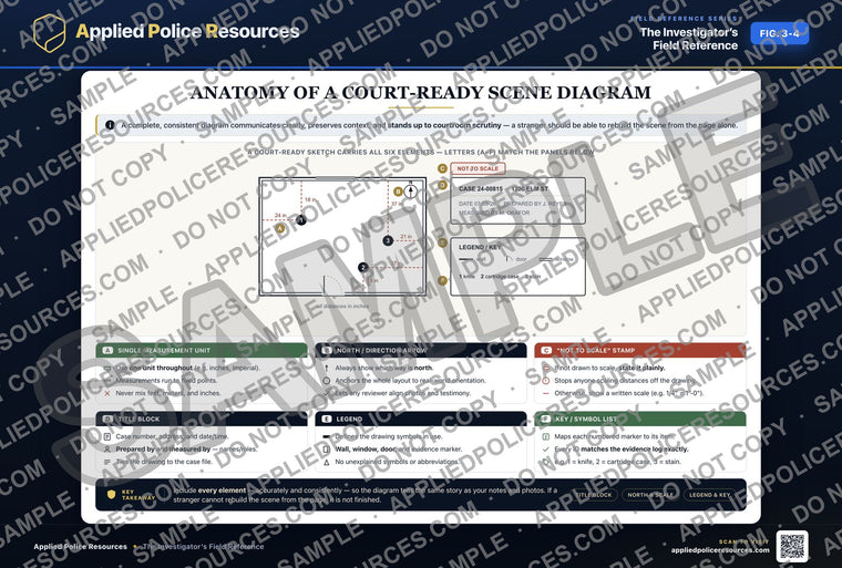 Anatomy of a Court-Ready Scene Diagram