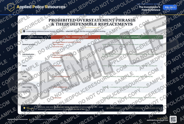 Prohibited Overstatement Phrases and Their Defensible Replacements
