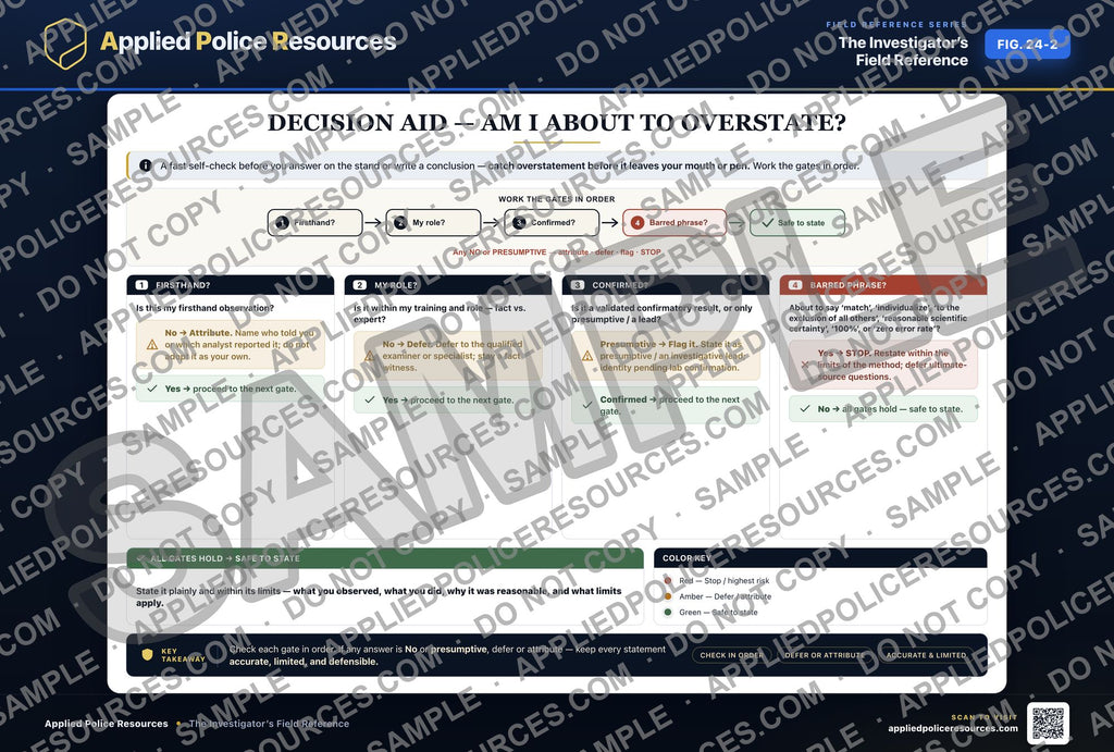 Decision Aid - Am I About to Overstate? — watermarked preview
