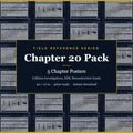 Chapter 20 Poster Pack — Collision Investigations, EDR, Reconstruction Limits (Field Reference Series)