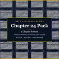 Chapter 24 Poster Pack — Investigator Testimony and Scientific Report Language (Field Reference Series, Agency License)