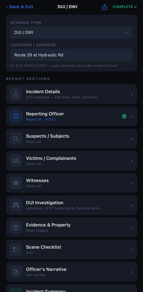 Field Log & Reports